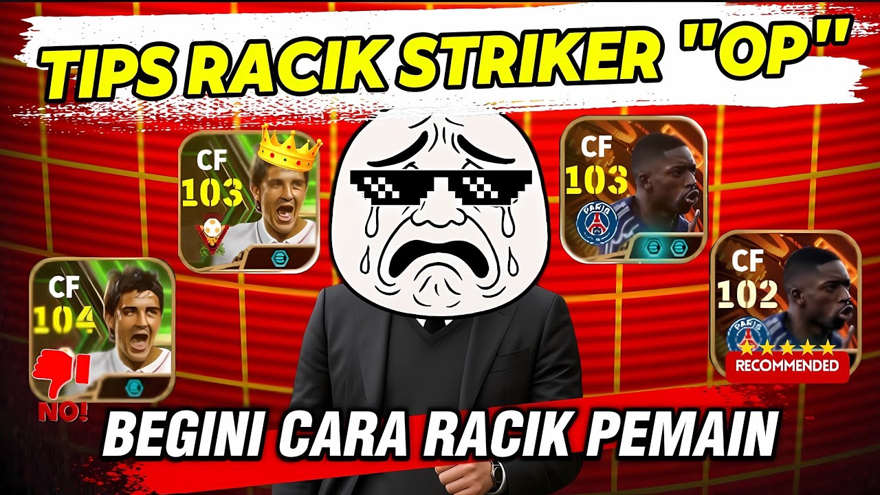 Panduan Lengkap Racikan Striker ala Pro Players di Meta eFootball Sekarang| Racikan David Villa