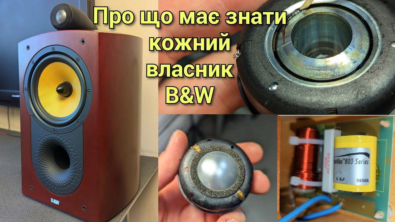 Ремонт акустики bowers & wilkins nautilus ремонт високочастотного динаміка, заміна магнітної рідини