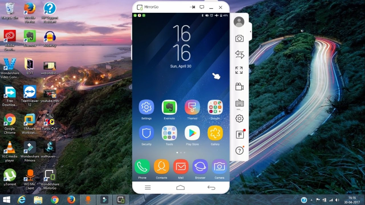 How to mirror android to PC | Display, Screencast, Record & Share android phone to PC using mirrorgo