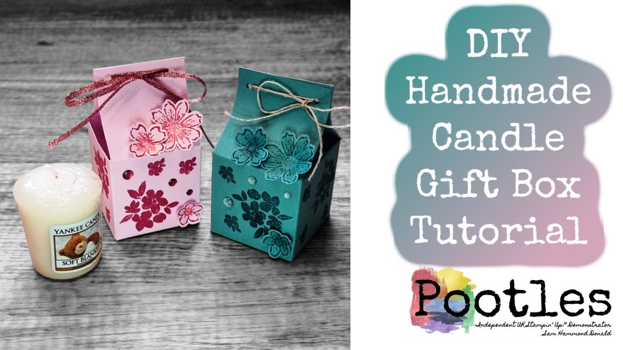 DIY Handmade Candle Gift Box Tutorial