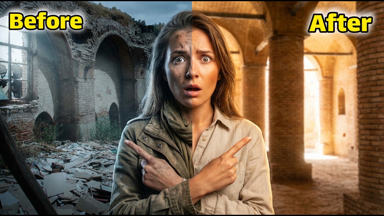 Inside the Hidden 200-Year-Old Caravanserai in Iran | Restoration of Khorshid Sa'd al-Saltaneh