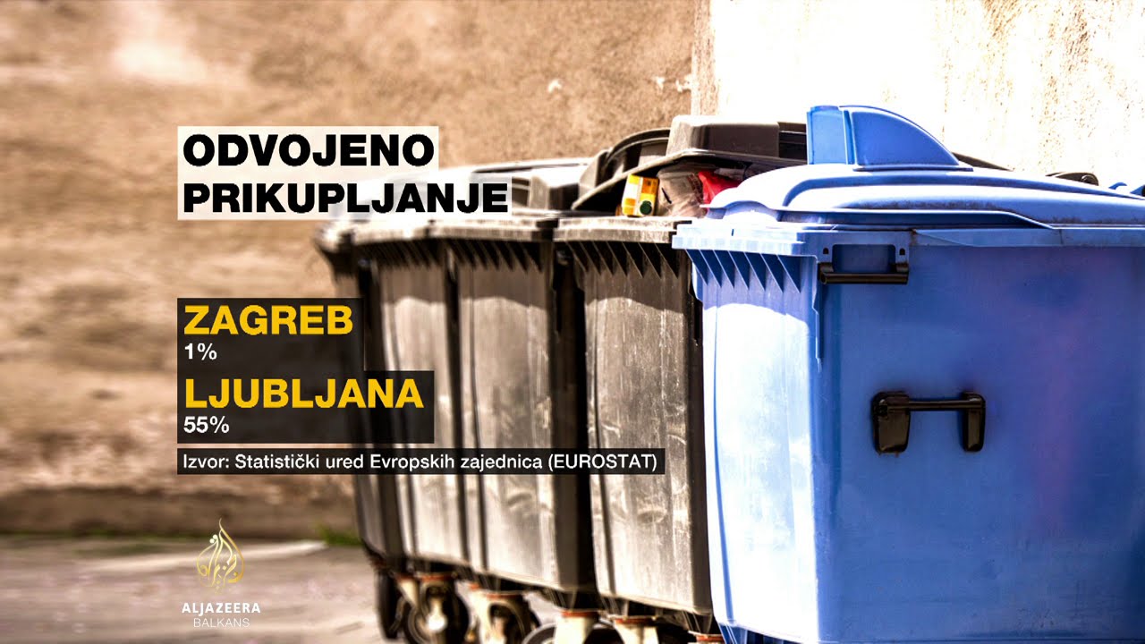 Recikliranje otpada: Ljubljana daleko ispred Zagreba