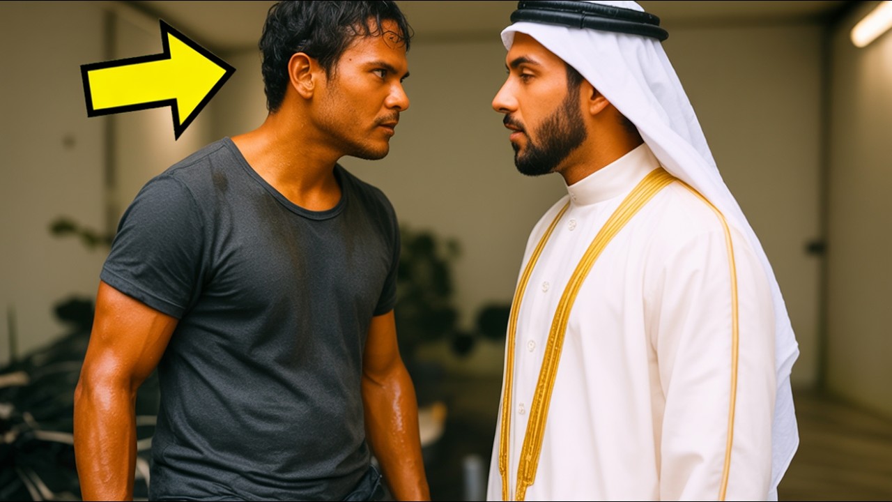 غسّال سيارات يواجه رجلاً ثرياً بالعربية… ولن تصدق ما سمعه الجميع