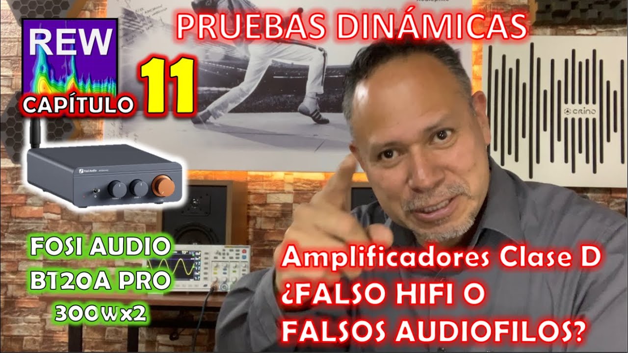 ¿Falso Hifi o Falsos Audiófilos? | Amplificadores clase D | Pruebas dinámicas #crinoaudiophile