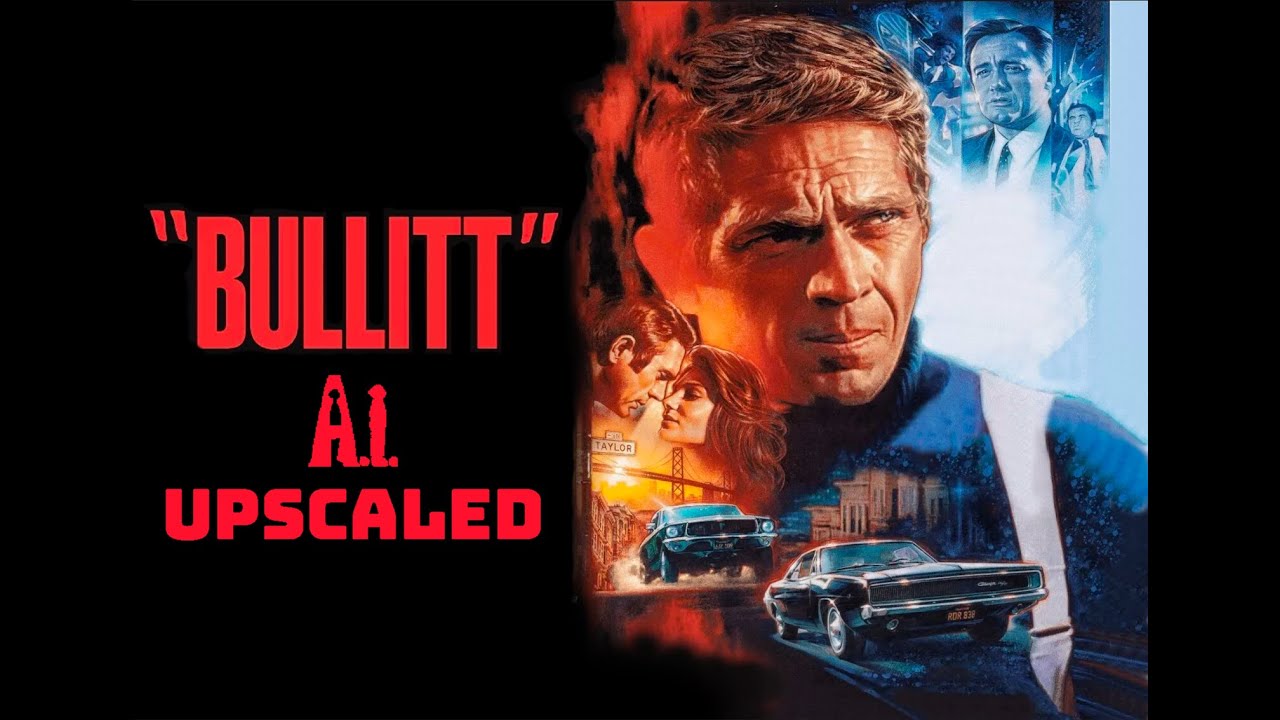 ▶ Comparison of Bullitt 4K (A.I.Upscaled) HDR10 vs 2007 EDITION