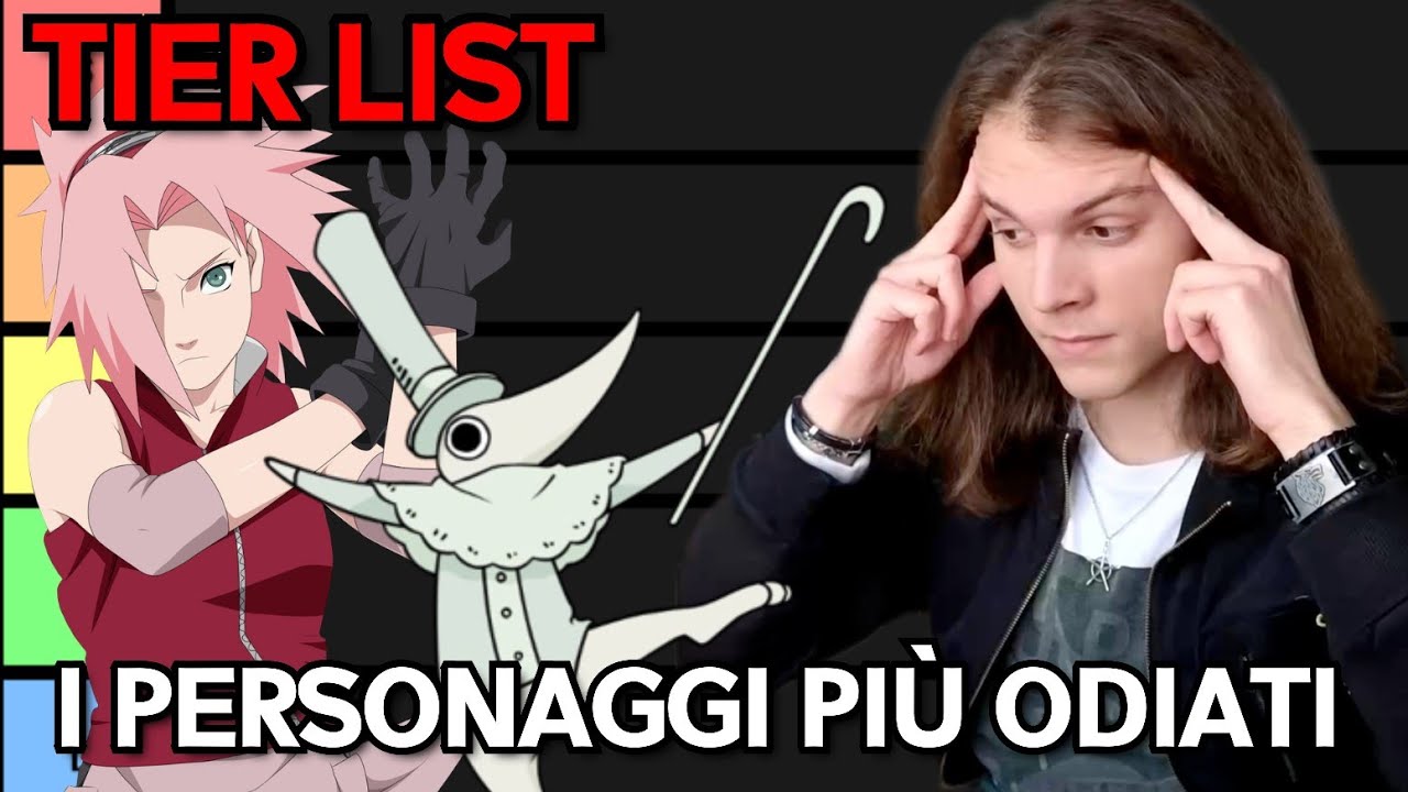 Tier List dei personaggi PIÙ ODIATI degli anime