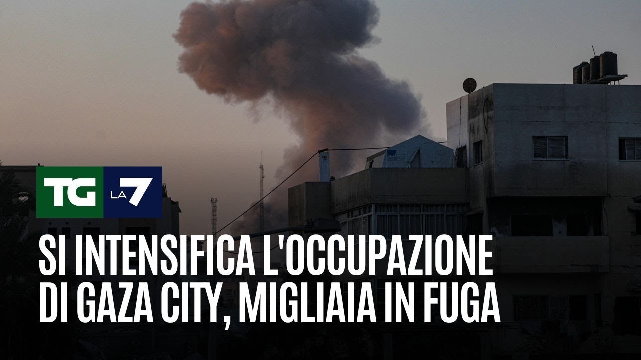 Si intensifica l'occupazione di Gaza City, migliaia in fuga