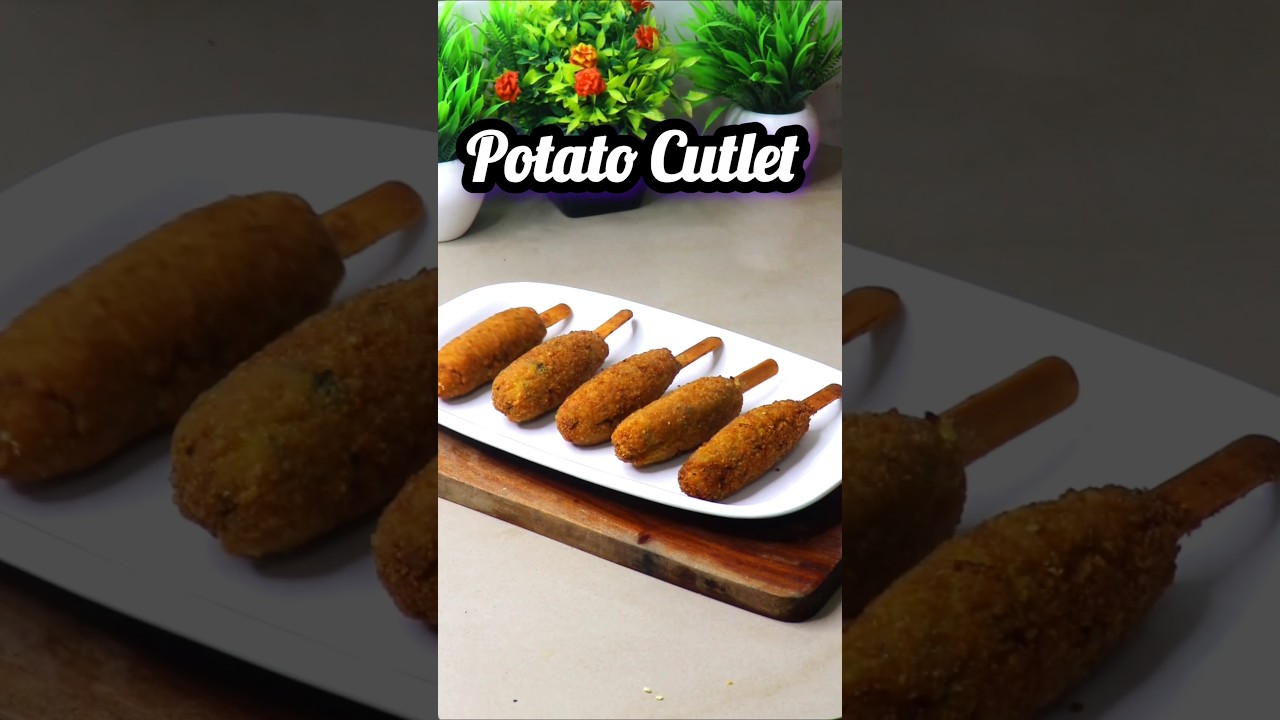 Trending Recipe of Potato cutlet #shorts #recipe #food #snacks #shortsfeed #trending #viral
