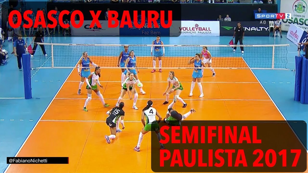 Osasco x Bauru - Semifinal - Paulista de Vôlei Feminino 2017