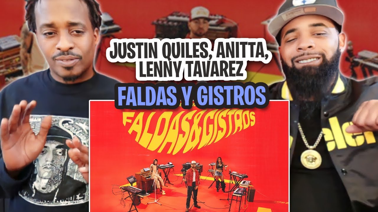 Justin Quiles, Anitta, Lenny Tavárez - Faldas y Gistros (Video Oficial) REACTION