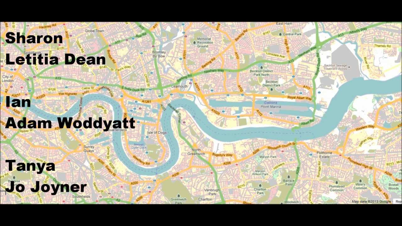 Eastenders Credits Map View
