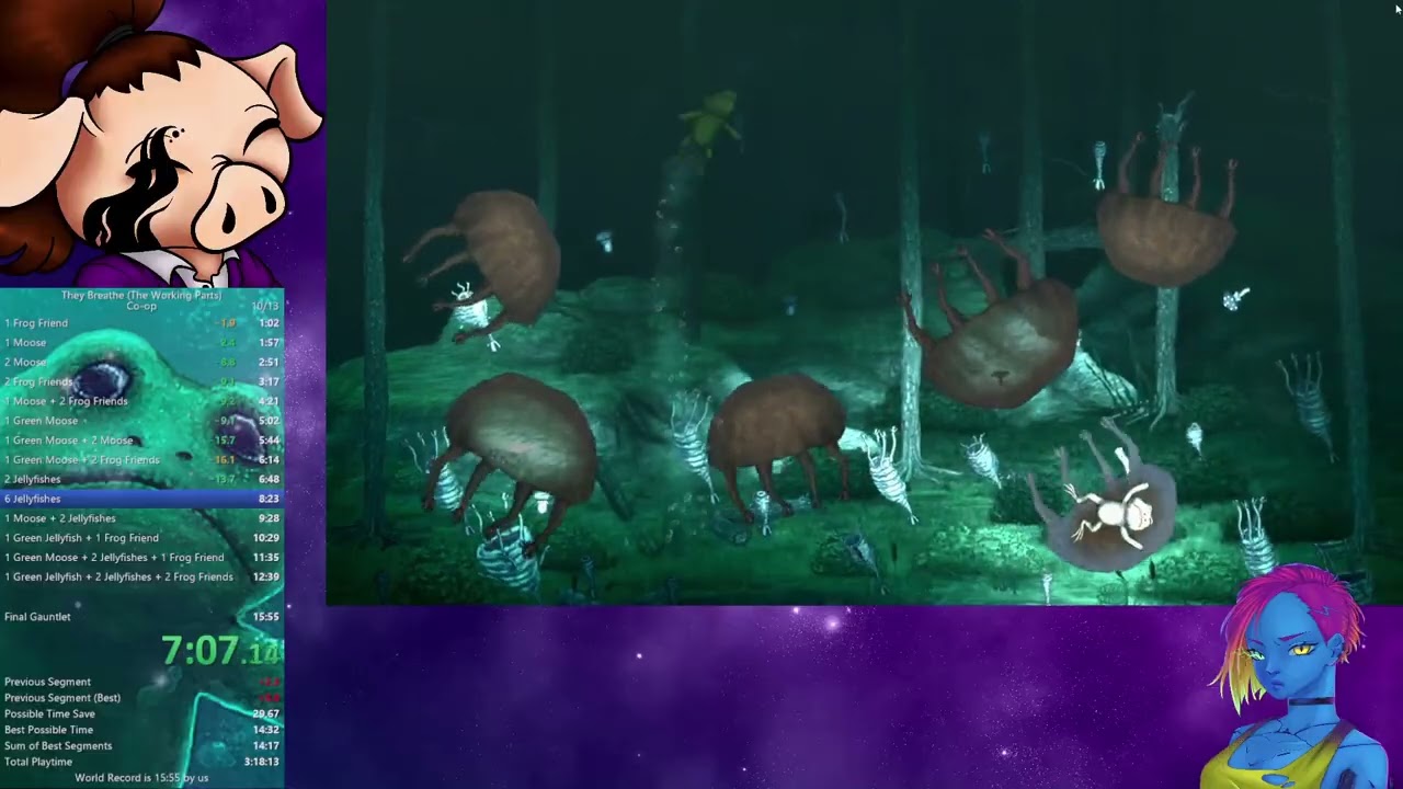 They Breathe Speedrun with ZeldaWilder (Co-op) in 15:11 [World Record]