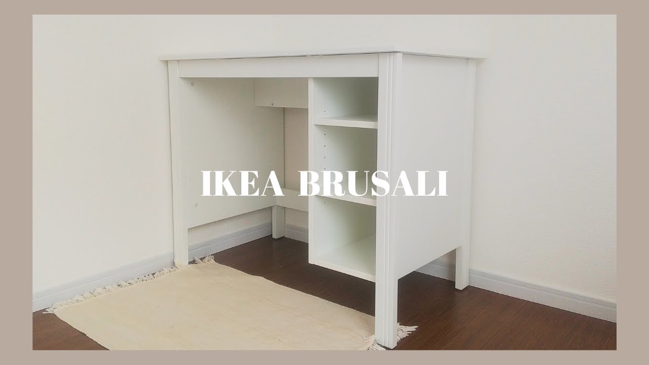 IKEAのステキなデスクを組み立てる✨🔨/IKEA　BRUSALI🇸🇪