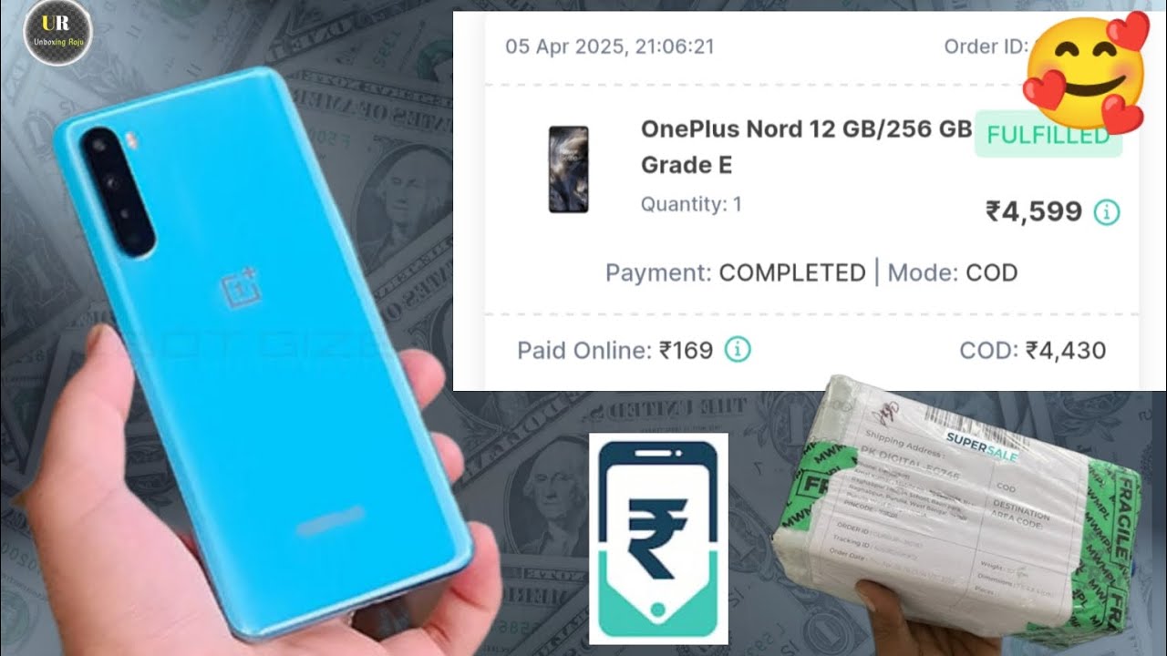 One plus Nord 5G ₹4,000/-🤑 cashify super sale ✅ grade E MO:8298252748 #unboxing #phoneunbxing