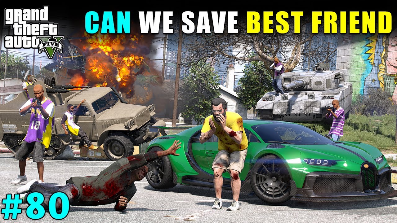CAN WE SAVE OUR BEST FRIEND FROM MAFIA GANG | GTA 5 GAMEPLAY #80