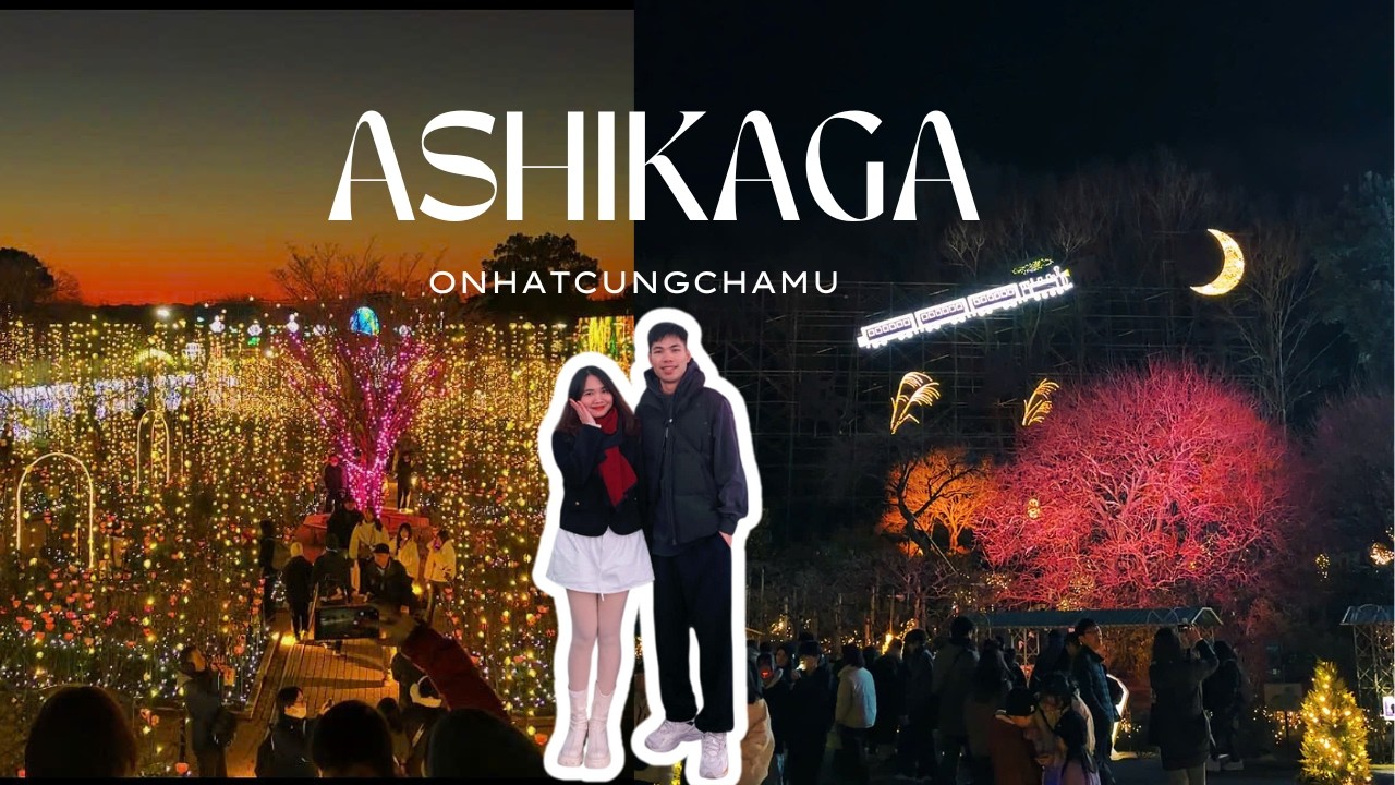 Một buổi tối ở Ashikaga Flower Park | Lễ hội ánh sáng đẹp hơn mình nghĩ…