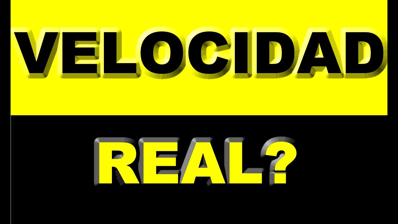 VELOCIDAD REAL TRUCO SIMPLE