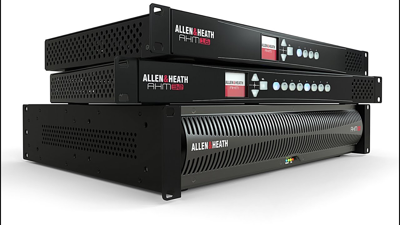 Allen & Heath AHM Series Audio Matrix Processors