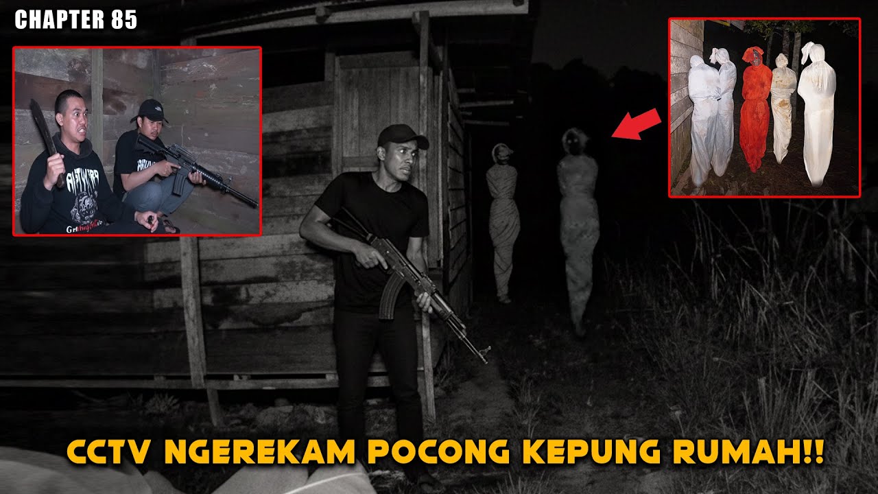 MENCEKAM! RUMAH DI KEPUNG POCONG! FAIN AMBIL SENJ4TA SIAP TEMPUR! Part 85