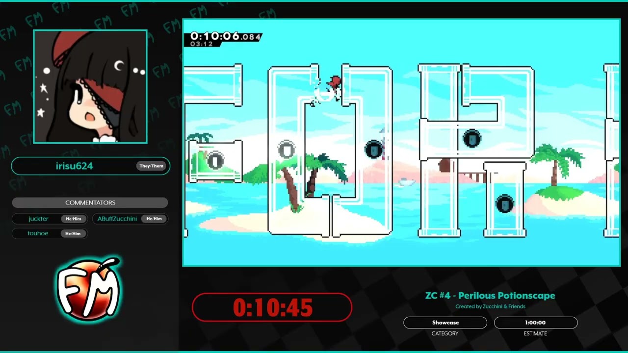 Celeste: Zucchini Contest #4 - Perilous Potionscape Showcase by Irisu - FM 2025
