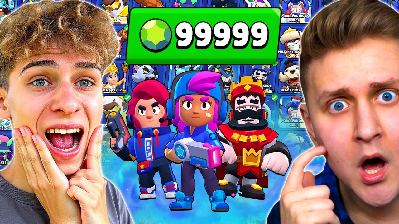Wielki pojedynek KTO MA WIĘCEJ SKINÓW w BRAWL STARS z DA MIANEM🤑 *rekord skinów*