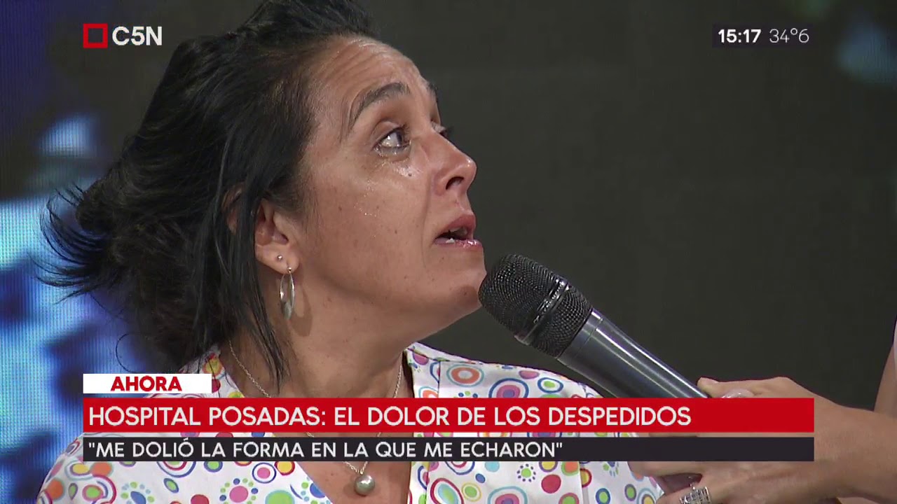 Hospital Posadas: el dolor de los despedidos