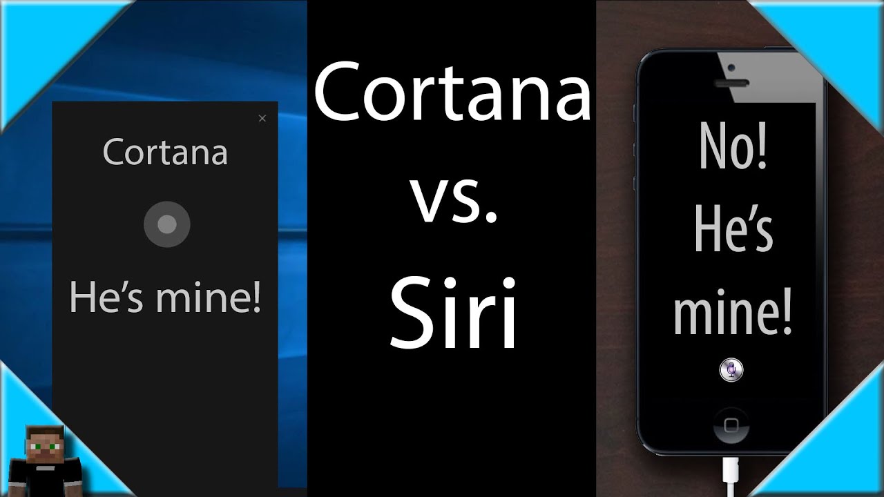 Siri vs Cortana | Funny | HAL 9000 Parody