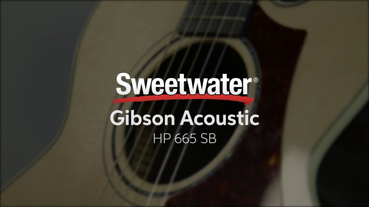 Gibson Acoustic HP 665 SB Acoustic-electric Guitar Demo