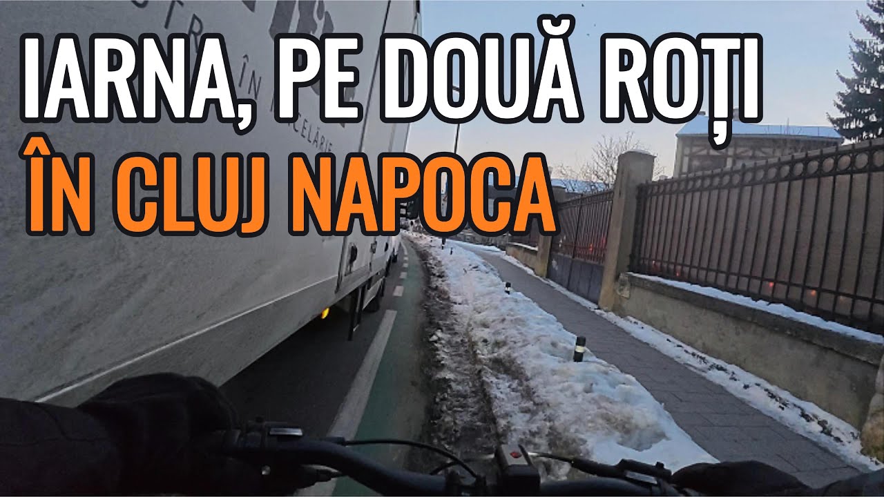 Prin trafic, pe două roți - ep. 38 | Iarna, pe două roți | Cluj Napoca | Dezamăgire Totală