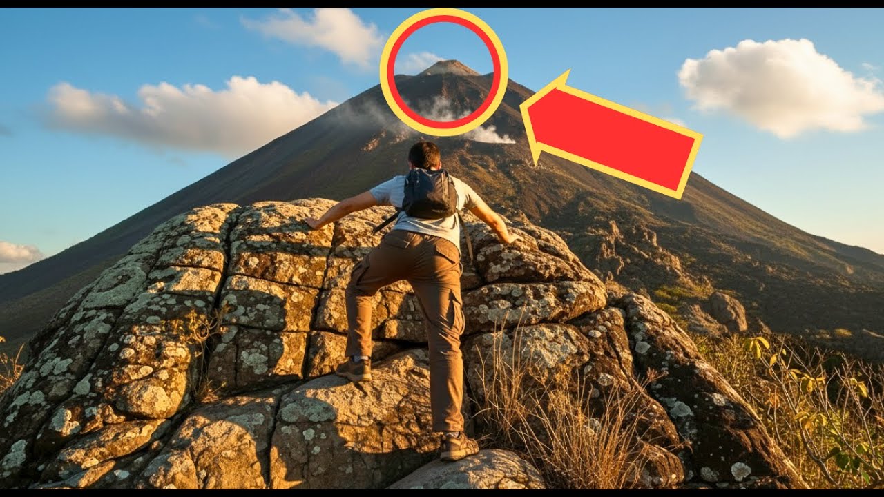 Turista Sobe Em Vulcão Em Lajes No Rio Grande do Norte - E faz nova descoberta sobre o Passado
