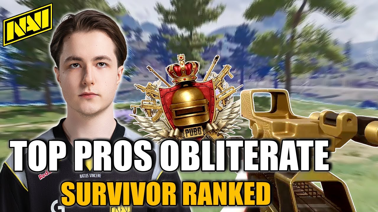 NAVI SoseD + Kalesyaa Execute an Intense 1v4 vs Survivor Ranked Squads | PUBG ft. ALL Pros 