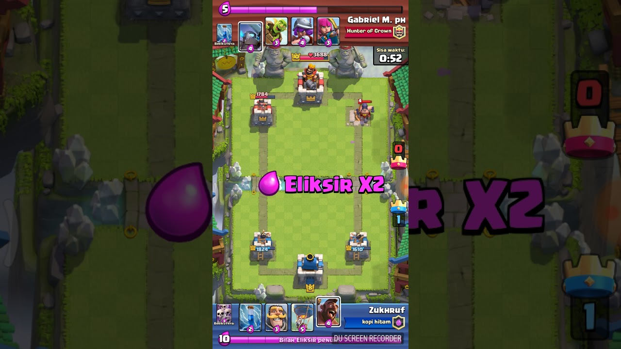 Gila!! deck dewa abizz (arena 10) Clash Royale 2017