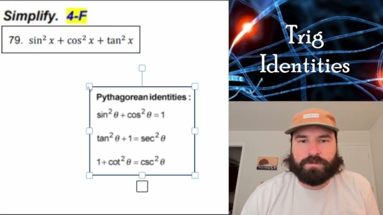ALGEBRA 2: TRIG IDENTITIES