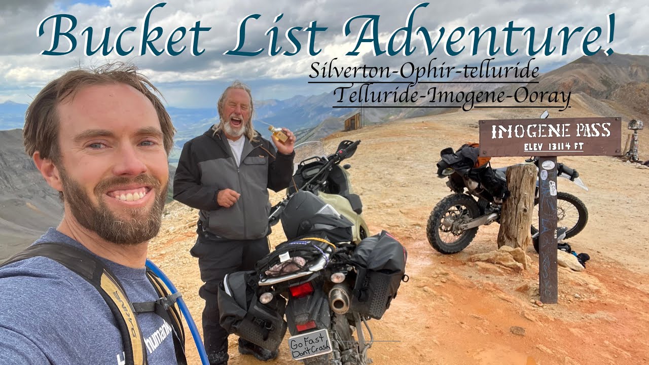 Epic Ophir/Imogene Loop! Here's How! Map Guided Colorado Dual Sport Adventure!