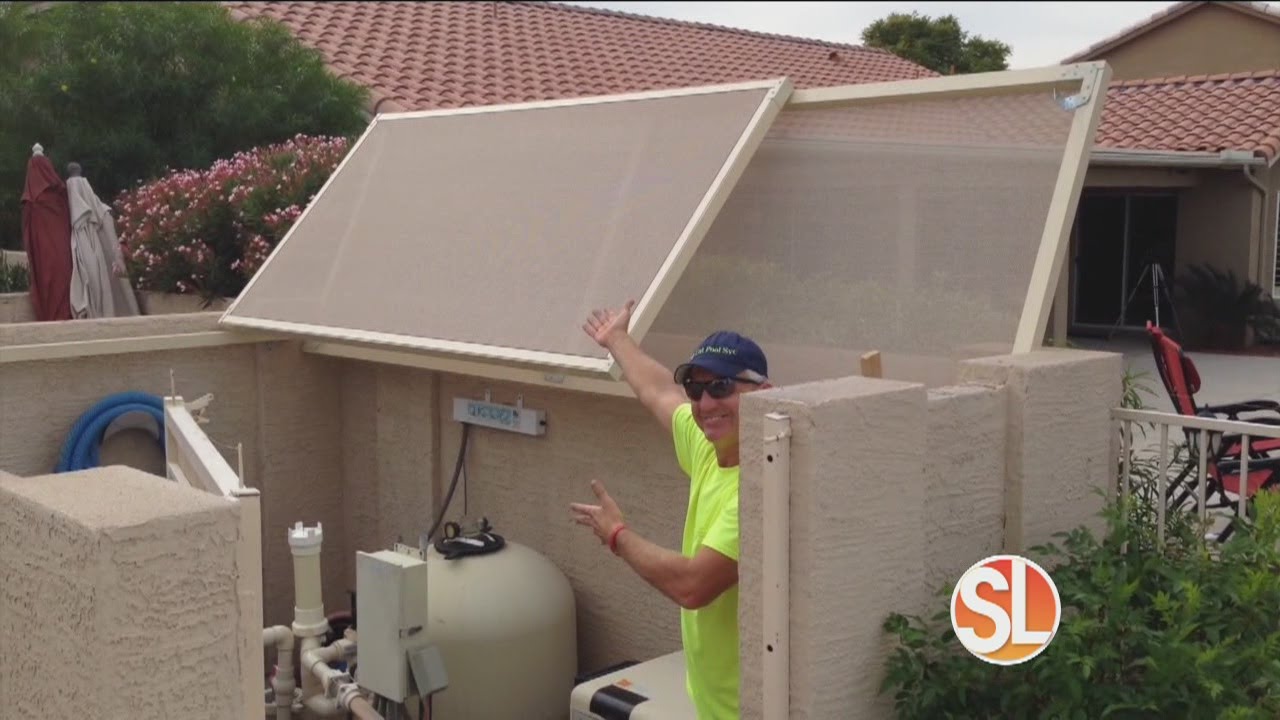 Sun Away Outdoor Shades protects your pool pump