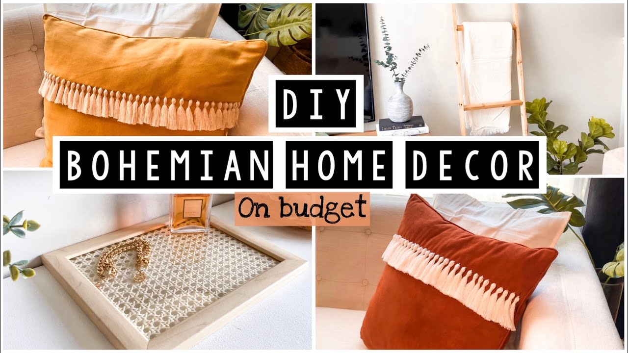 DIY Bohemian home decor ideas | easy + affordable | thrift flip