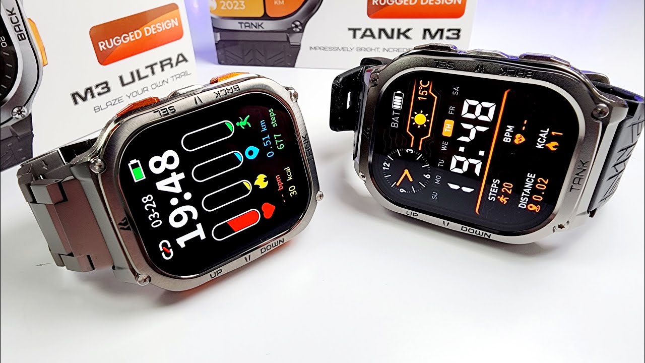 Прощай Amazfit Xiaomi я Взял ЧАСЫ ТАНКИСТОВ с GPS АМОЛЕД! 🔥 Новинка Kospet TANK M3 Ultra