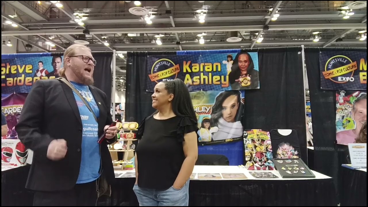 Huntsville comic and pop culture expo 2025 Power Rangers interview with Karan Ashley