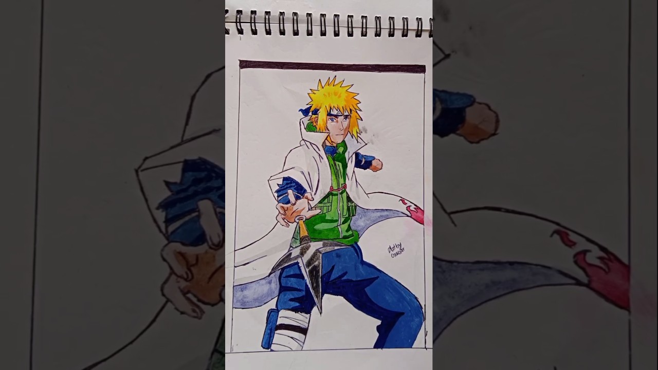 Minato Namikaze drawing 