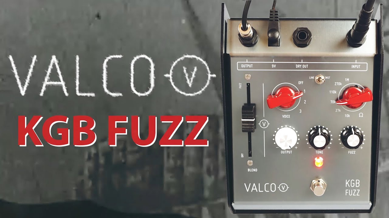 Valco KGB Fuzz Pedal || Bass & Guitar Demo Video || Harsh Tones