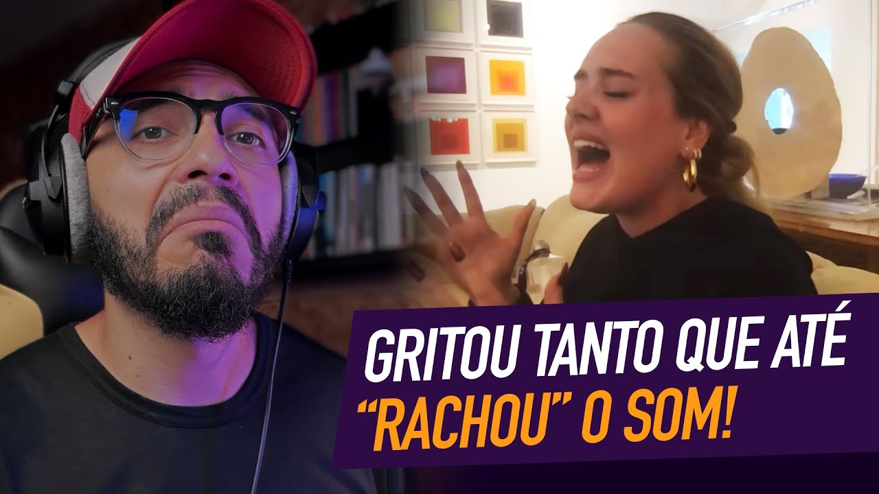 PROFESSOR de CANTO reagindo à ADELE cantando TO BE LOVED ao VIVO na SALA de ESTAR