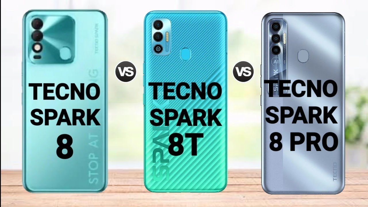 Tecno Spark 8 vs Tecno Spark 8T vs Tecno Spark 8 Pro || Price || specs || full comparison