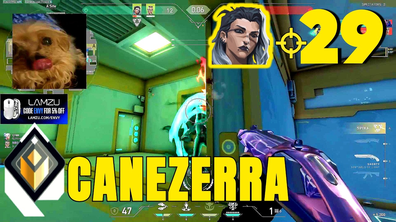 375 ACS + 40% HS RATE IS INSANE IN RADIANT!! - ENVY CANEZERRA [NA] #MatchMVP