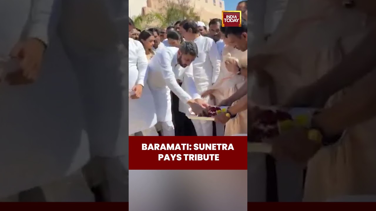 Sunetra Pawar Pays To Her Late Husband Ahead Of Baramati By Election Nomination Files Papers Soon