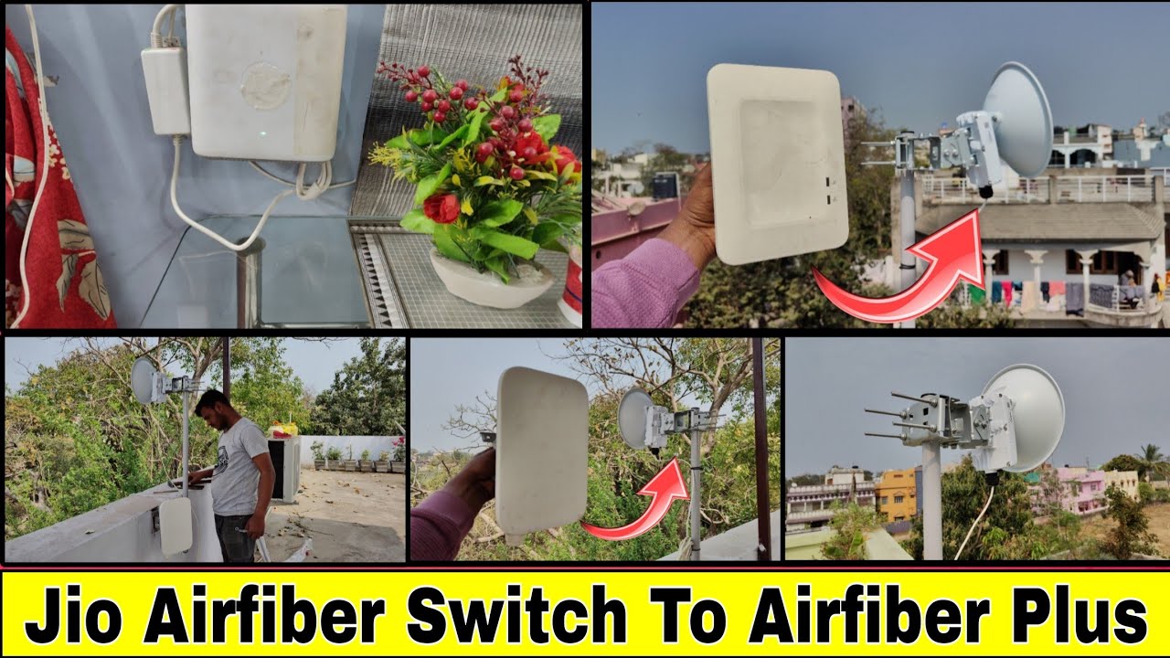 Jio Airfiber To Airfiber Plus Migration Full details Video 5 Migration Complete #jio #internet #wifi