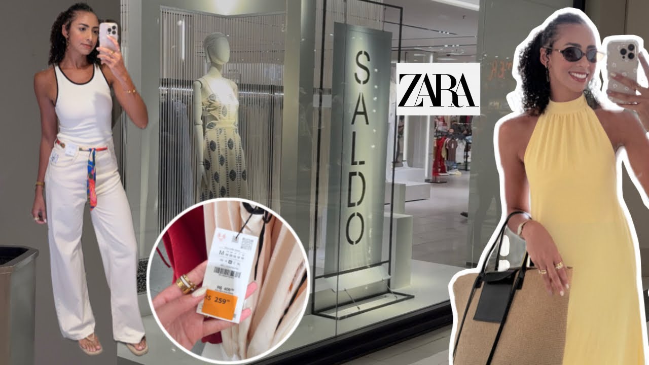PRIMEIRO DIA DE SALDO NA ZARA, LOOK DO REVEILLON, COMPRAS C&A, PROVADOR RENNER