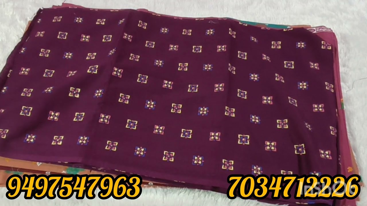 🔥🔥offersale 150 രൂപമുതൽ ഇപ്പോഴത്തെ ട്രെൻഡിംഗ് പ്രിൻ്റഡ്2.90 കോട്ടൺ മെറ്റീരിയൽ
