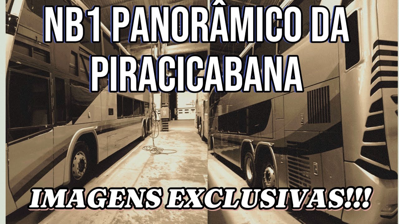 IMAGENS EXCLUSIVAS DO NB1 PANOR&Acirc;MICO DD DA PIRACICABANA | BUSSCAR LAN&Ccedil;A NB1 400
