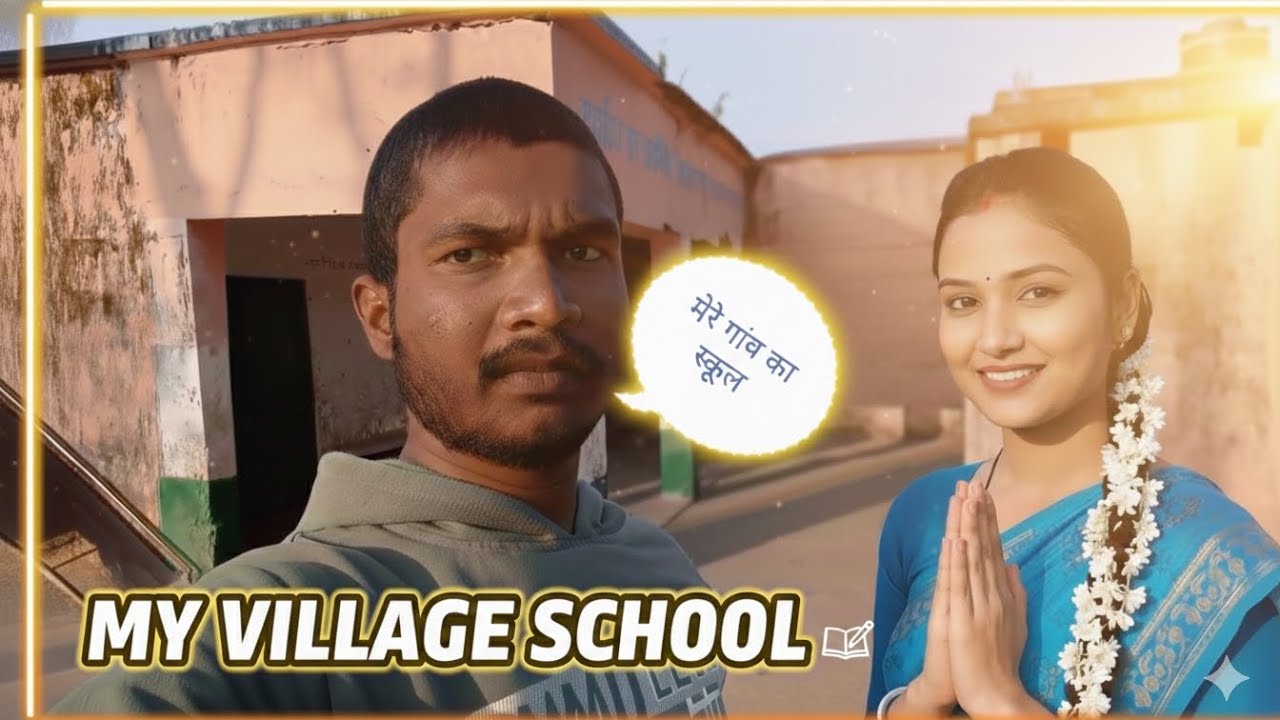हमारे गाँव का सरकारी स्कूल ऐसा है! 😍 | Village Life Vlog My Village School & Memories ❤️ | Village 