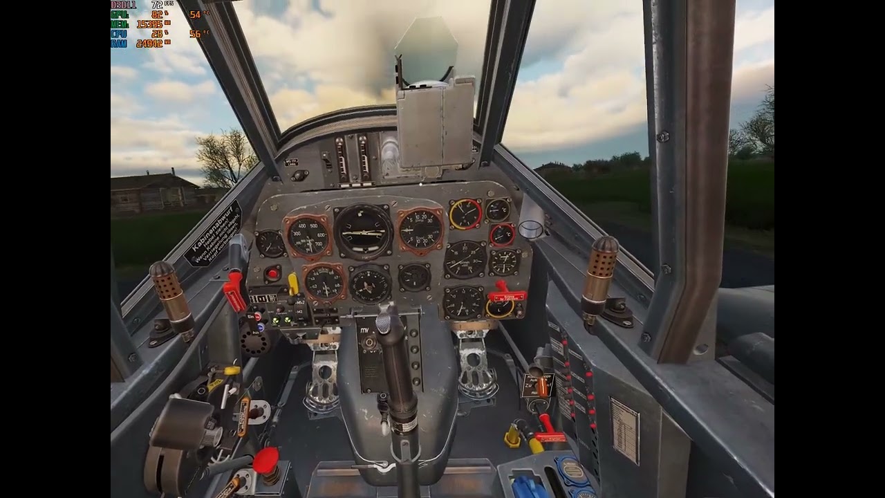 DCS Bf 109 K 4 Jagdflieger Campaign Mission1 (RTX5080 Pimax Crystal VR)